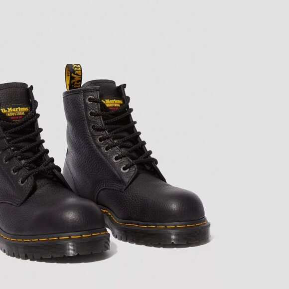 Dr. Martens Icon 7B10 Leather Steel Toe Work Boots - Picture 7 of 11